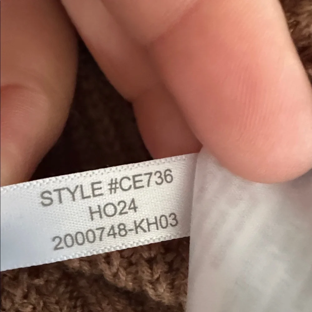 J Crew Ribbed cotton button-collar sweater Size S